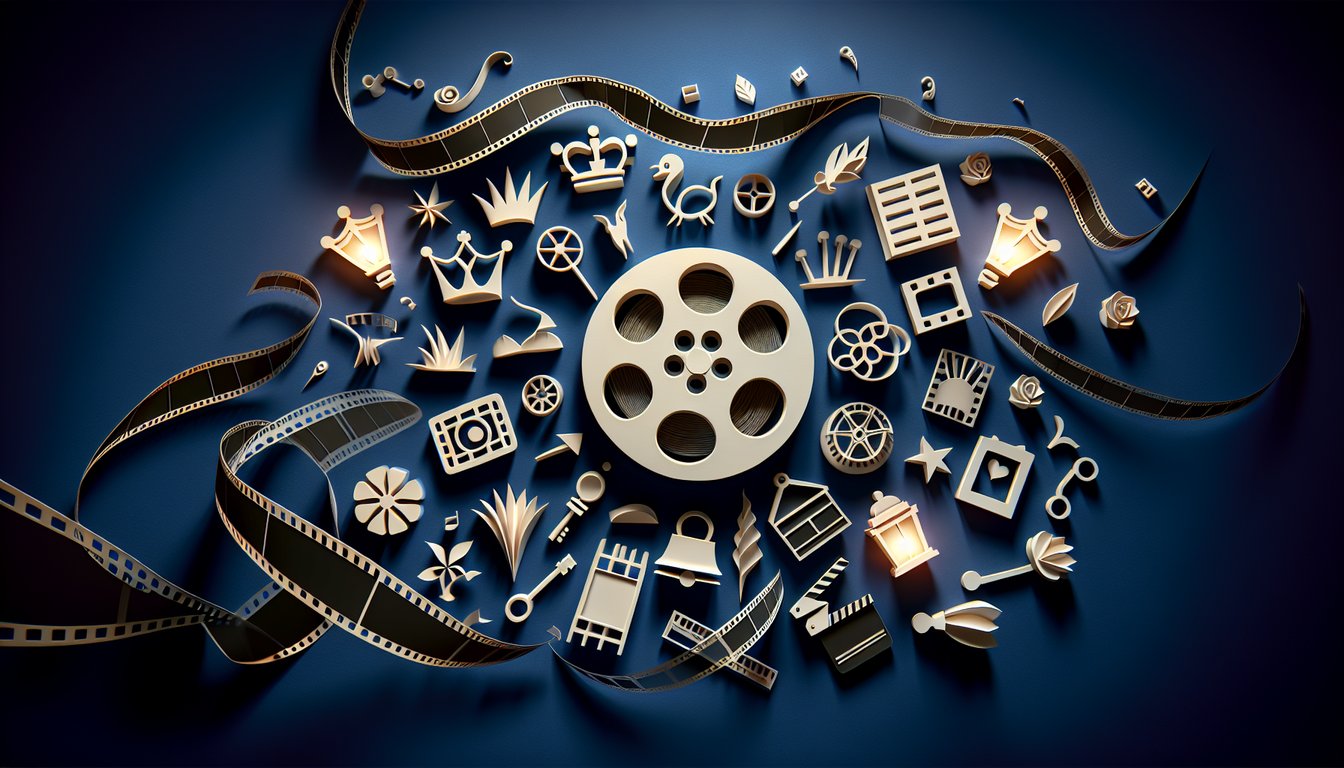 Paper art illustration for Disney quiz testing knowledge of characters, movies, trivia on dark blue background.
