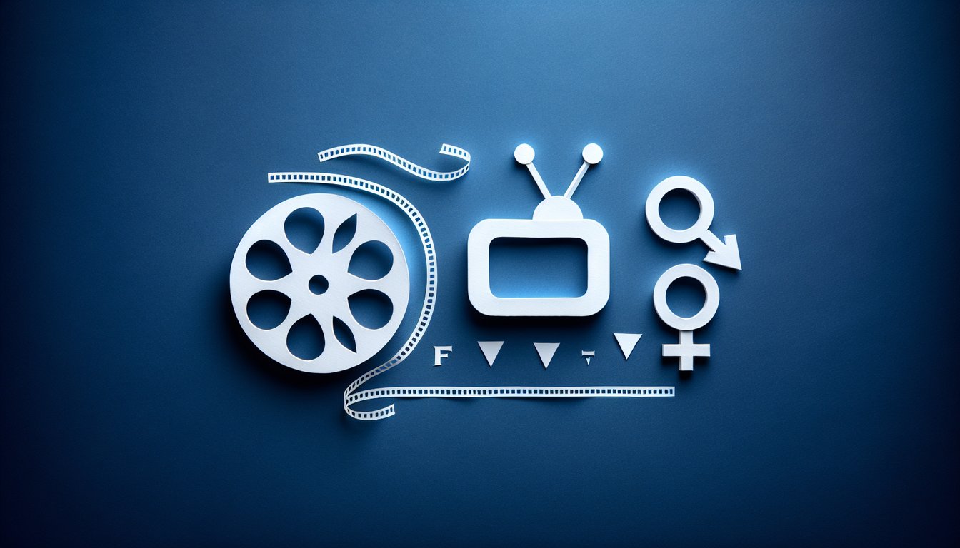 3D voxel art for Film, TV, and Gender course showcasing diverse representation in media.