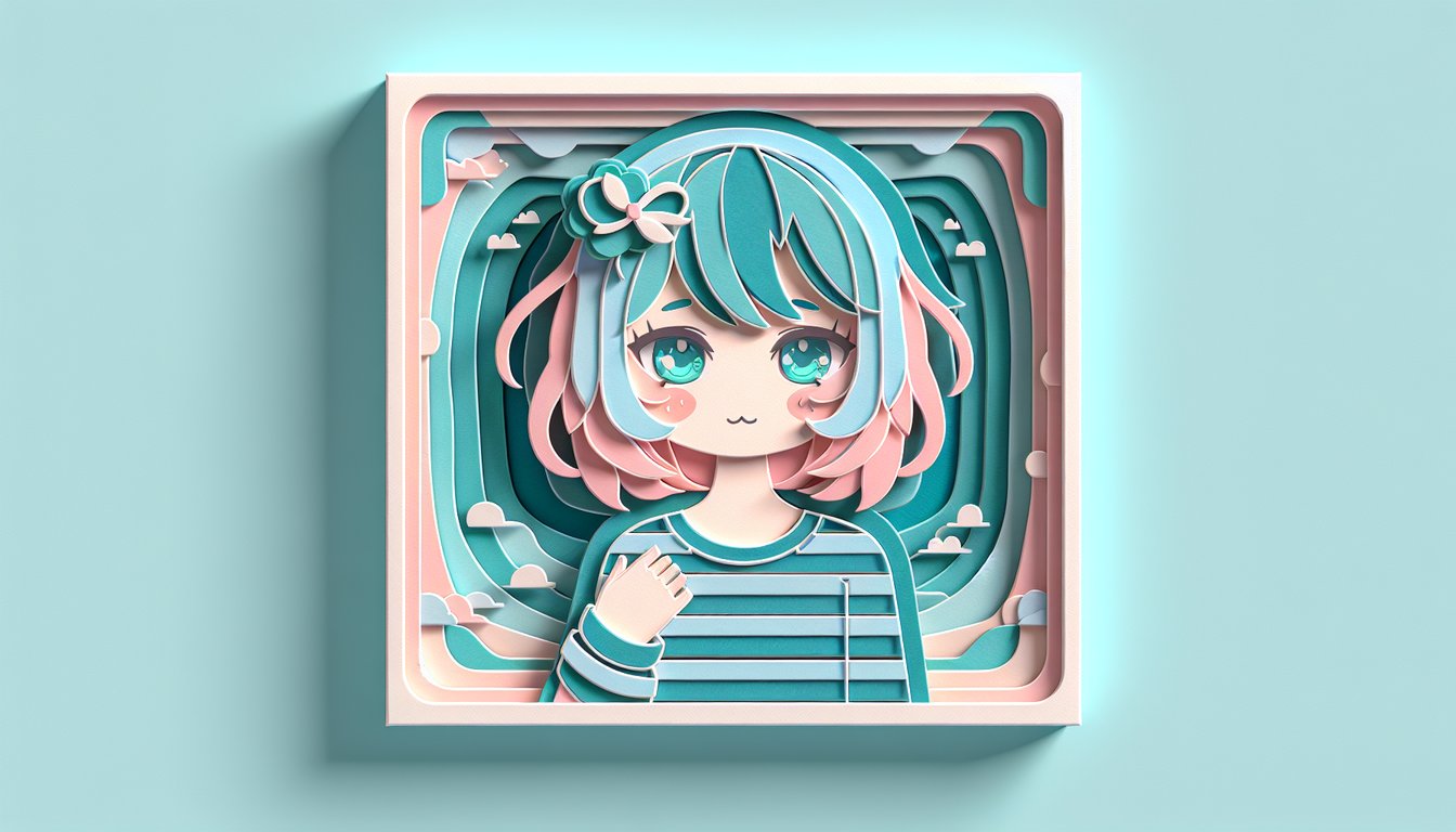 Paper art illustration of anime heroines from Inuyasha on teal background with quiz title and call to discover your match