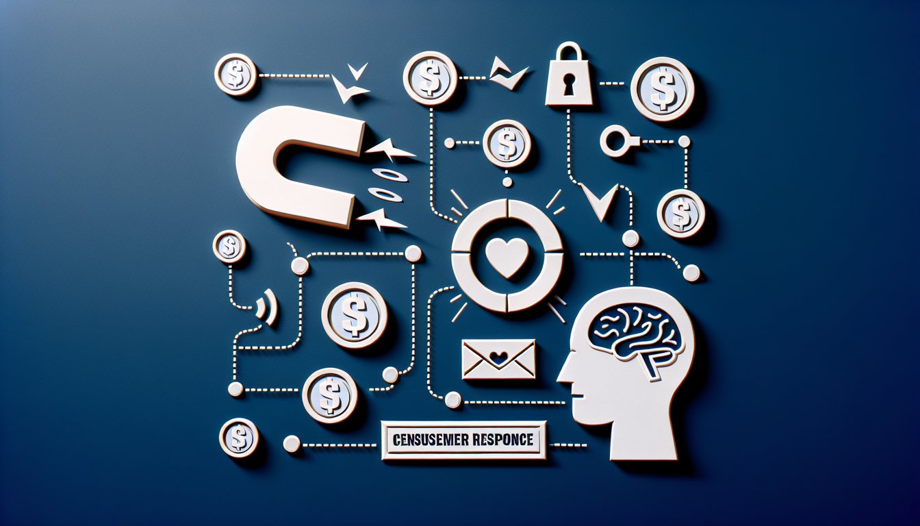 3D voxel art illustrating the Persuasion Consumer Response course concept