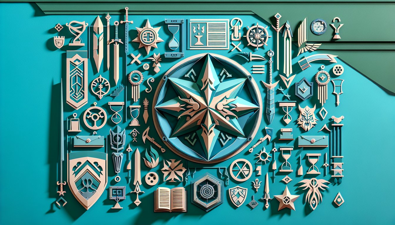 Paper art illustration for Apex Legends quiz on teal background featuring layered Legends and bold quiz text
