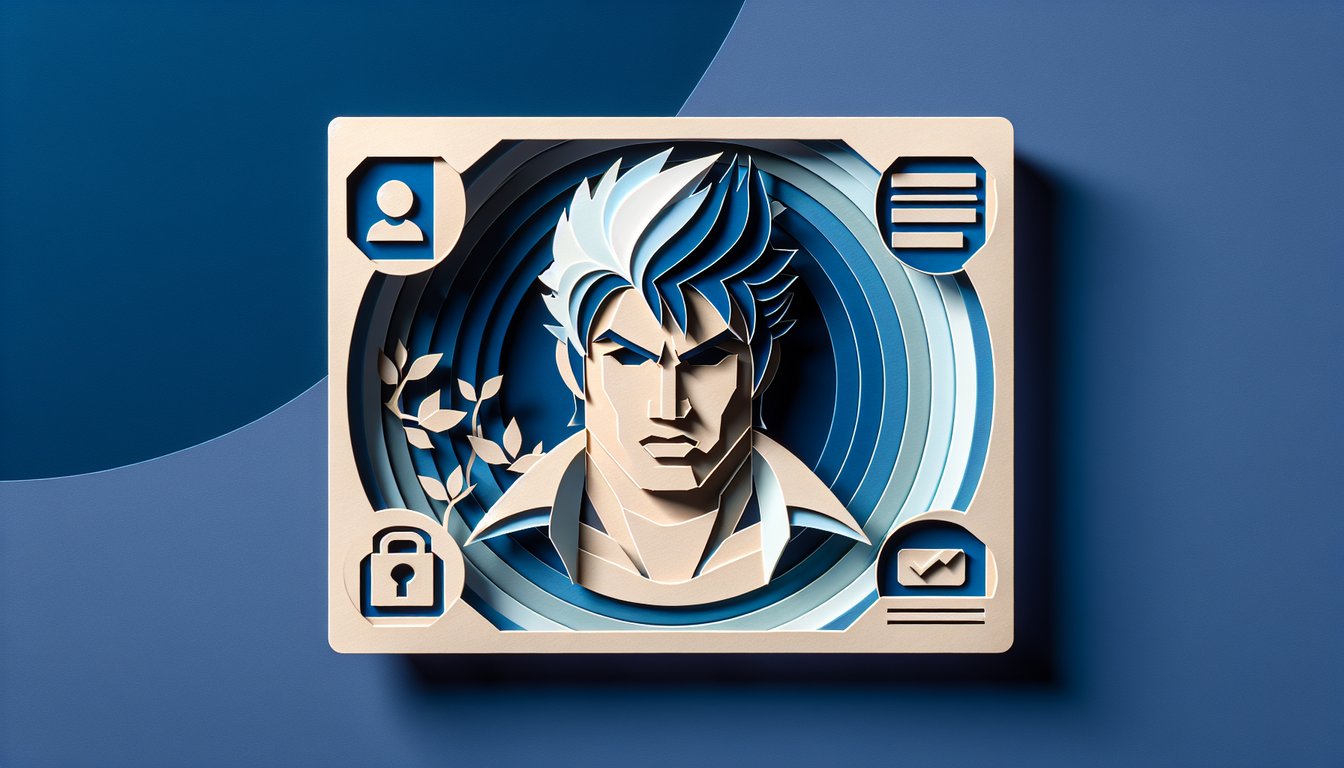 Paper art illustration with stylized fighter silhouettes on dark blue background for a Tekken personality quiz