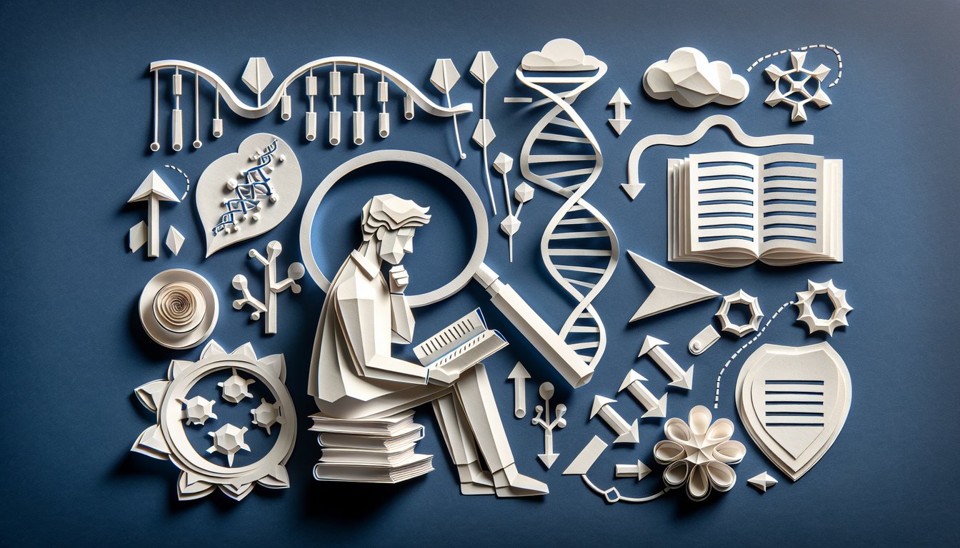 3D voxel art showcasing the course Directed Research in vibrant colors and detail.