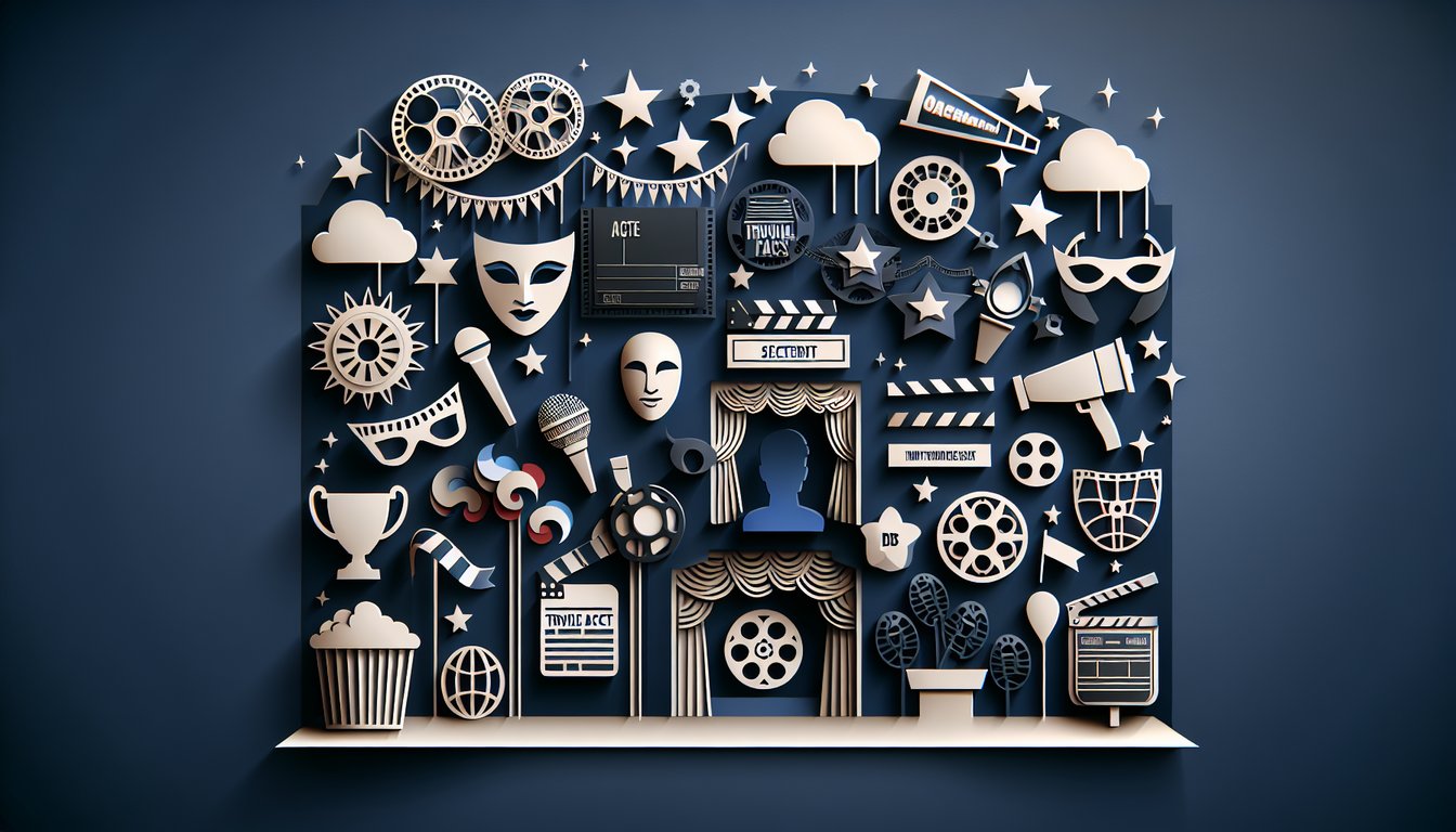 Paper art portrait Ali Landry layered cutout shapes quiz challenge text on dark blue background