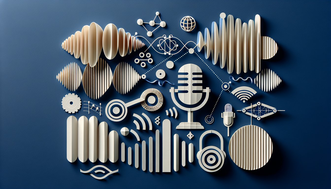 3D voxel art representing the course Fundamentals for Speech Signal Processing and Analysis