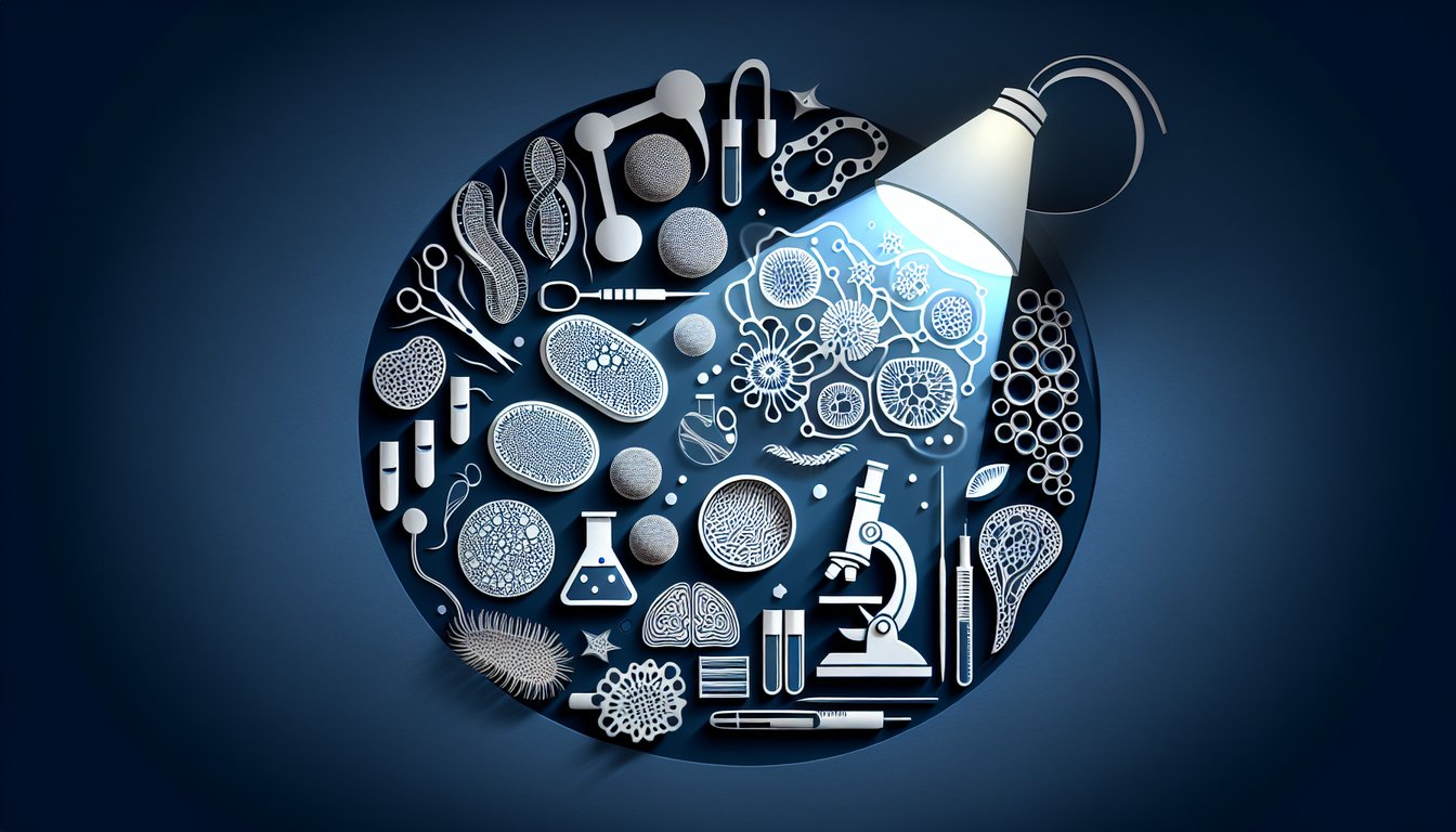 3D voxel art depicting the complex process of tissue engineering