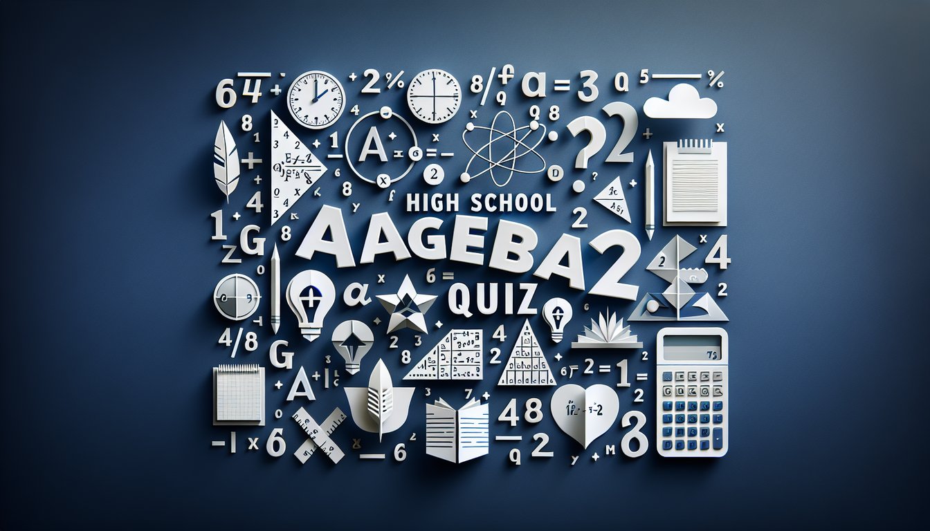 Paper art promoting The Equation Truth Challenge quiz for high school students.