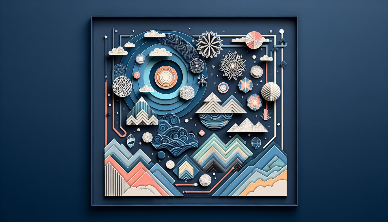 Colorful paper art promoting a fun Topic Knowledge Assessment Quiz
