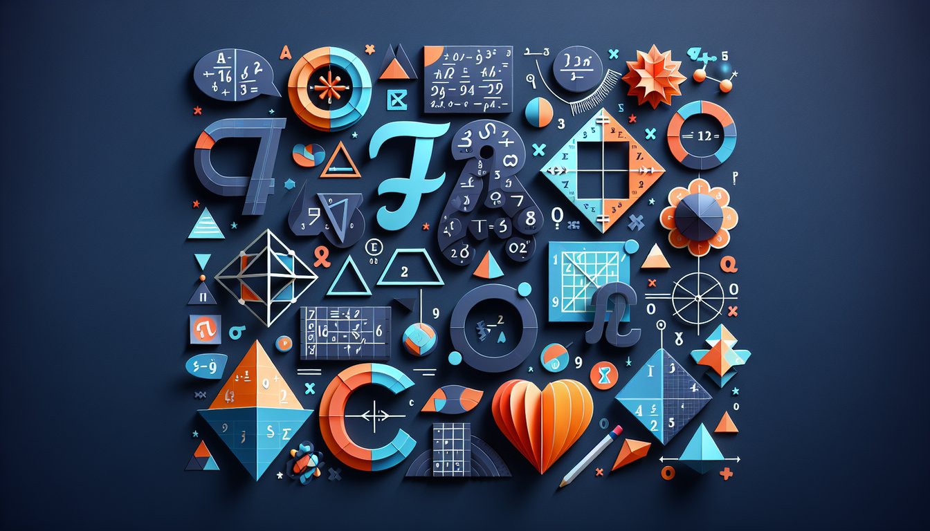 Colorful paper art promoting MTC Reto Balotario math trivia quiz for high school students.