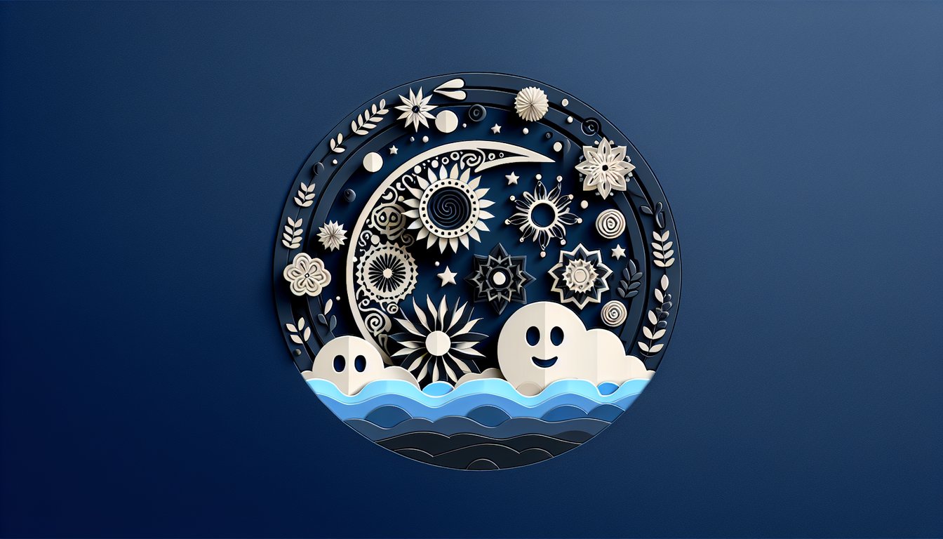 Colorful paper art promoting Positive Psychology Knowledge Quiz.