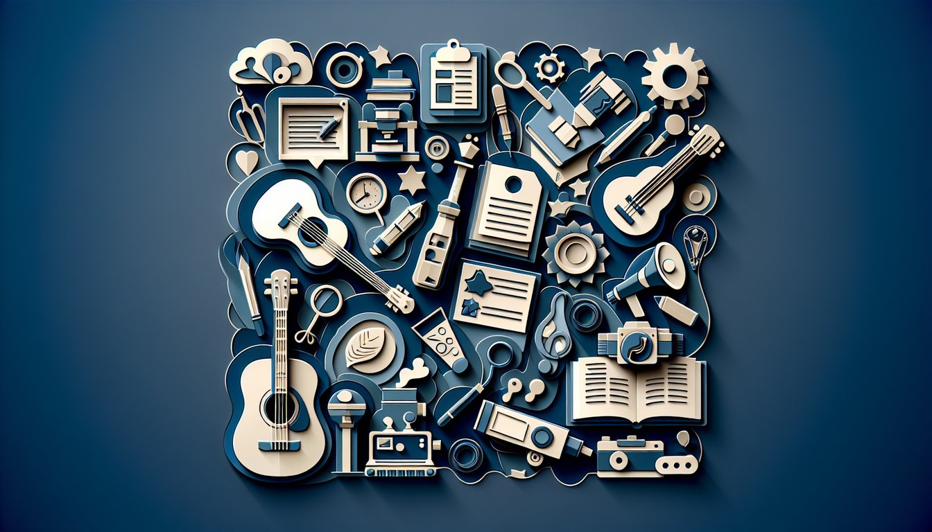 Paper art quiz graphic with letter shapes and question marks on dark blue background suggesting name discovery