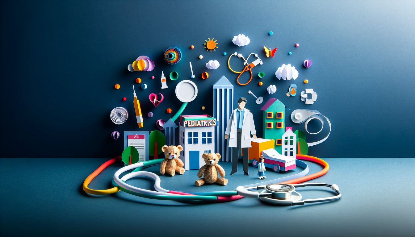 3D voxel art symbolizing Pediatrics Clerkship course