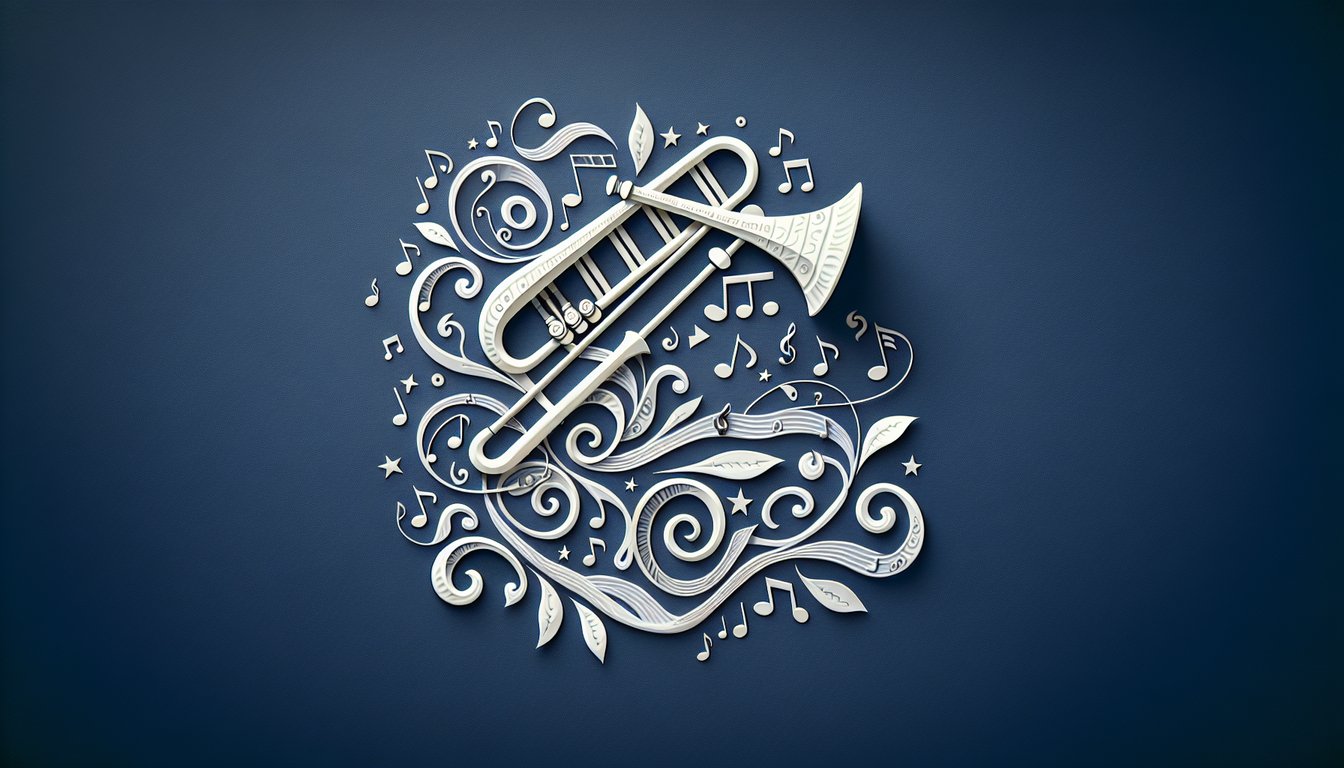 3D voxel art showcasing the high-quality Graduate Level Trombone course.