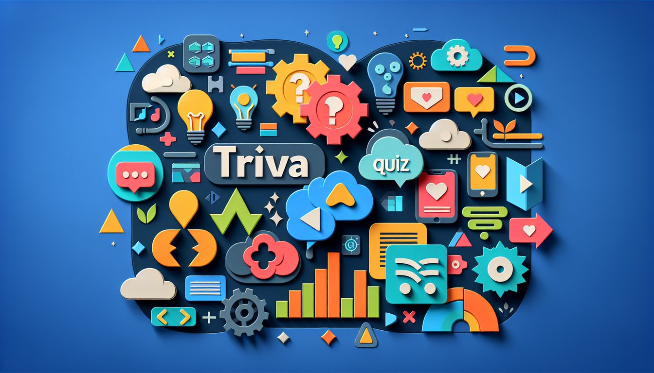 Colorful paper art depicting a Salesforce Platform App Builder Practice Quiz