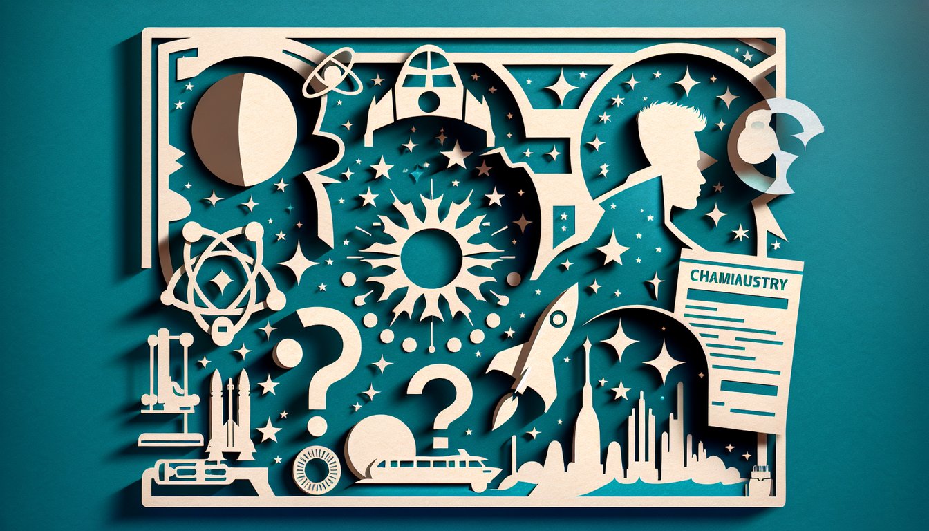 Paper art depiction of a charismatic space rogue with blaster and hearts on teal background