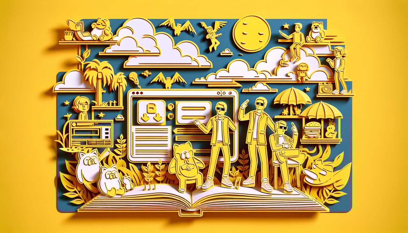 paper art quiz banner test dank memeology skills challenge Taylor Dobson memes internet culture on golden yellow background