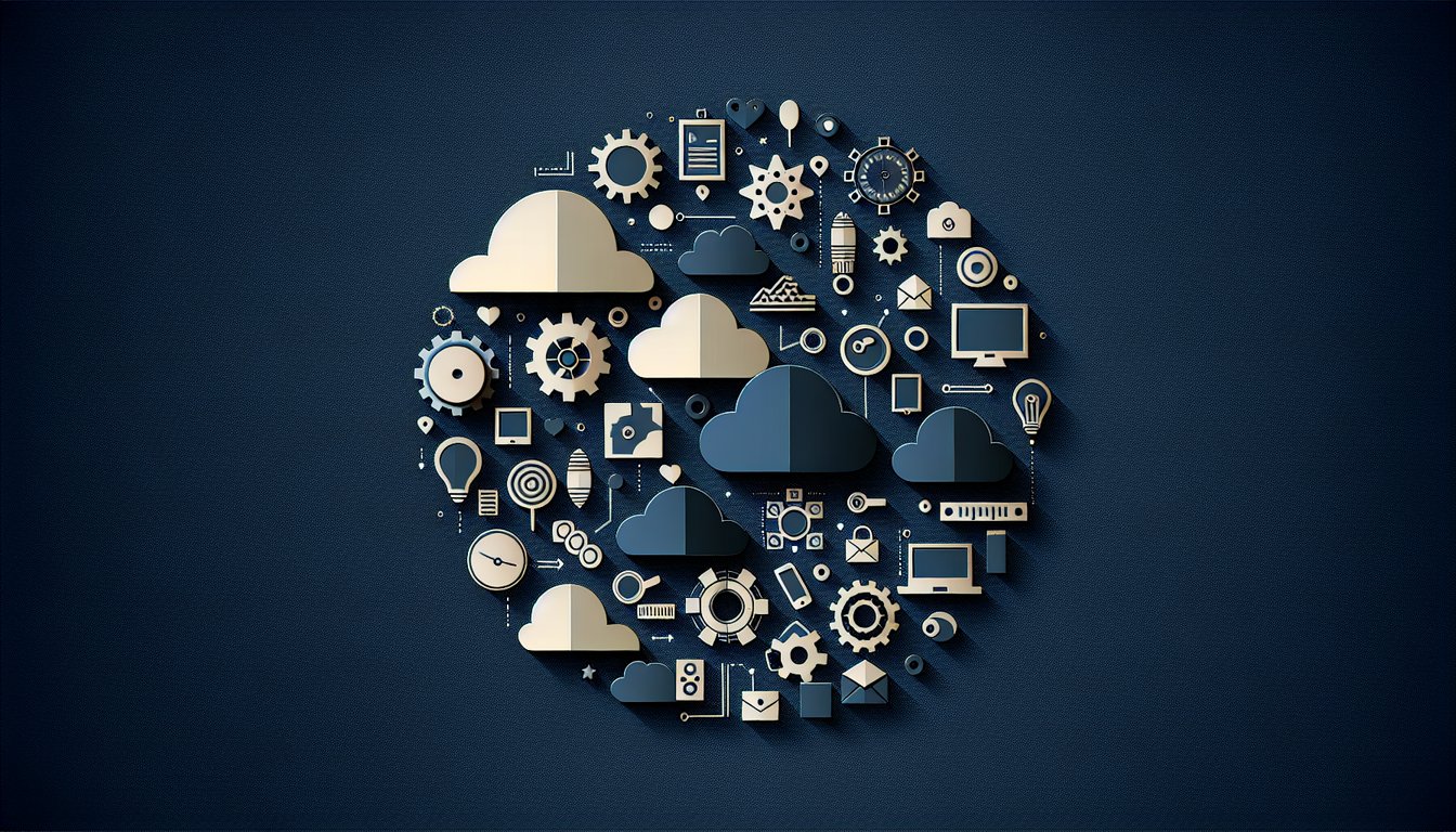 Colorful paper art depicting elements related to CloudFormation Knowledge Test quiz