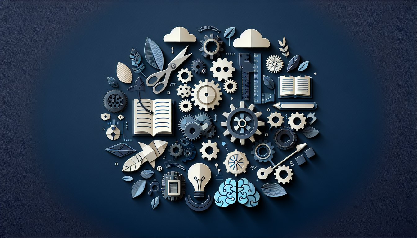 3D voxel art illustrating the Enrichment Mechanics course content