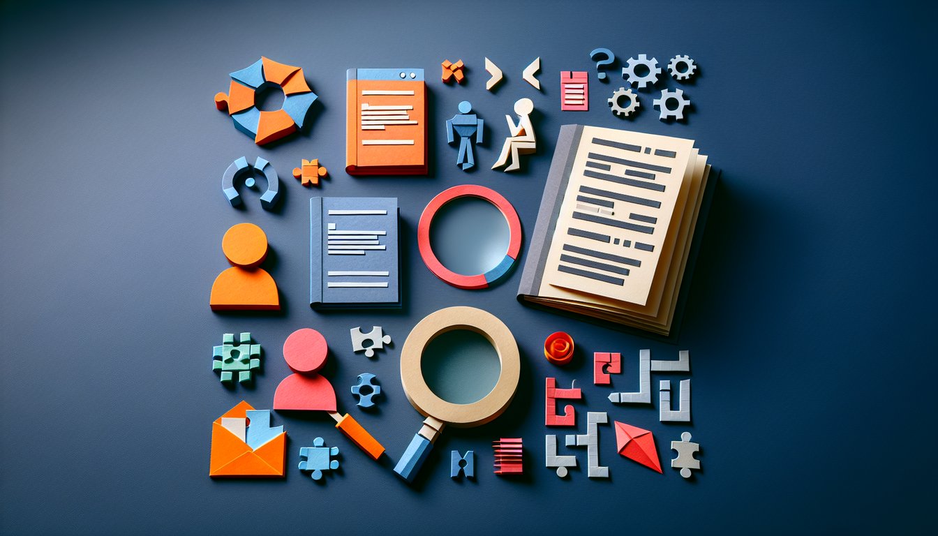 Colorful paper art illustrating a quiz on Scavenger Hunt Code Submission.