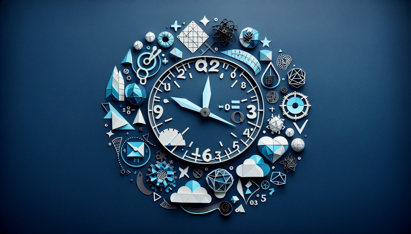 Paper art promoting Fake Test Frenzy, a fast-paced math quiz for high school students.