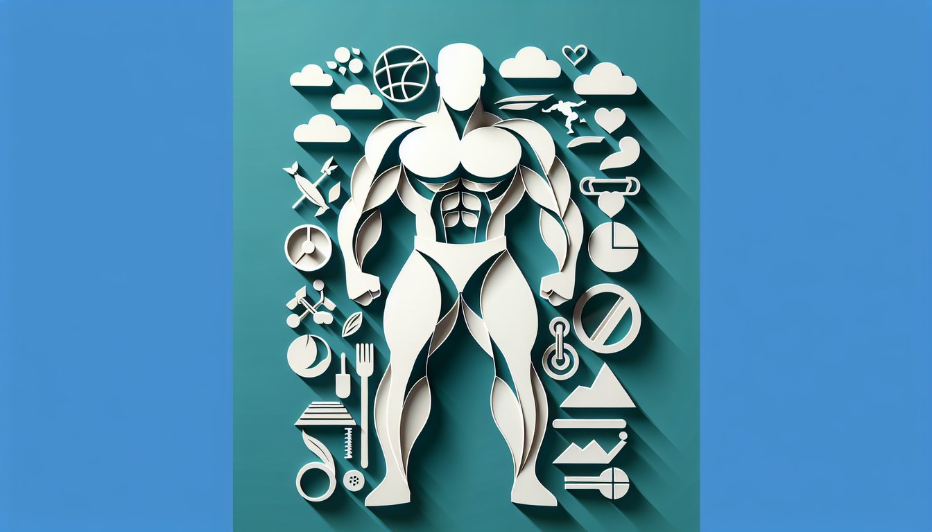 Paper art illustration of wrestler Big Show standing tall on teal background quiz banner about height weight finishing moves