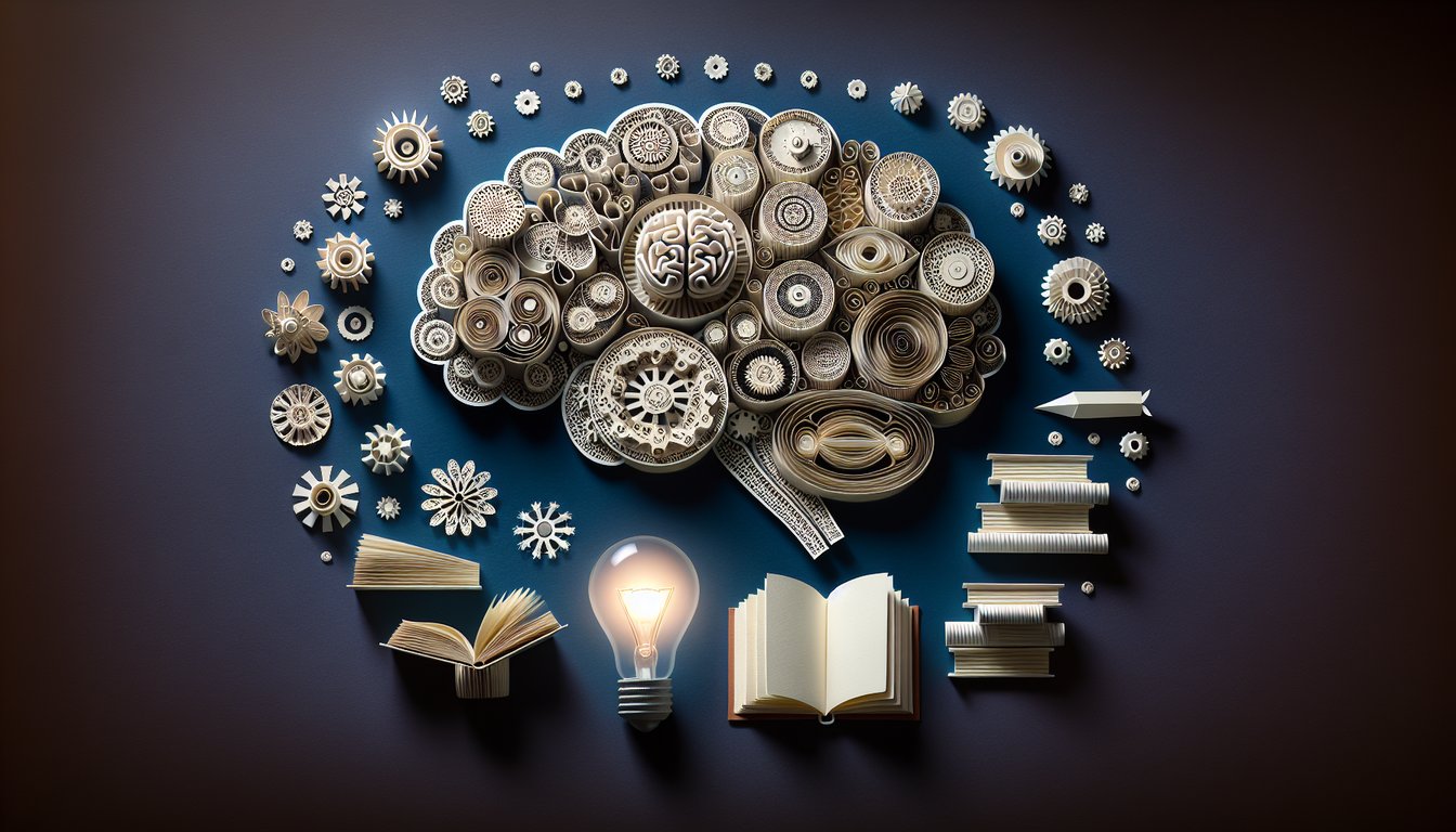 3D voxel art illustrating the intricate connections between brain, learning, and memory.
