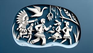Sound of Running Feet Quiz - Nez Perce & Swan Necklace