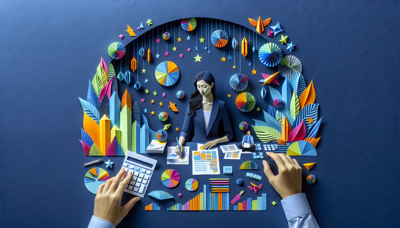 3D voxel art illustrating Prof Internship in Accountancy course
