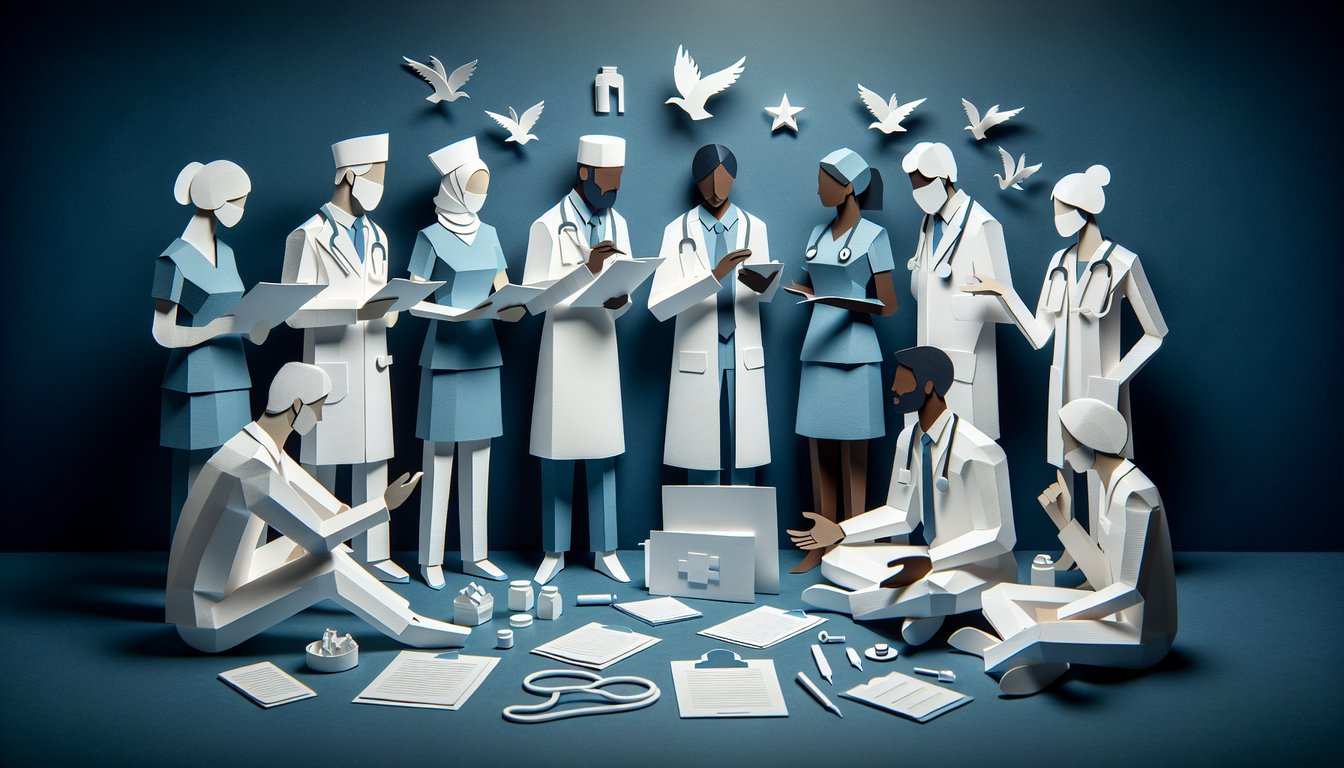 3D voxel art showcasing Advanced Clinical and Professional Identity course concept