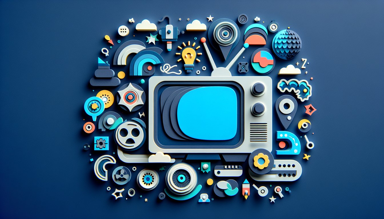 Paper art Disney Channel trivia quiz text on dark blue background invites fans to test knowledge for free with fun questions