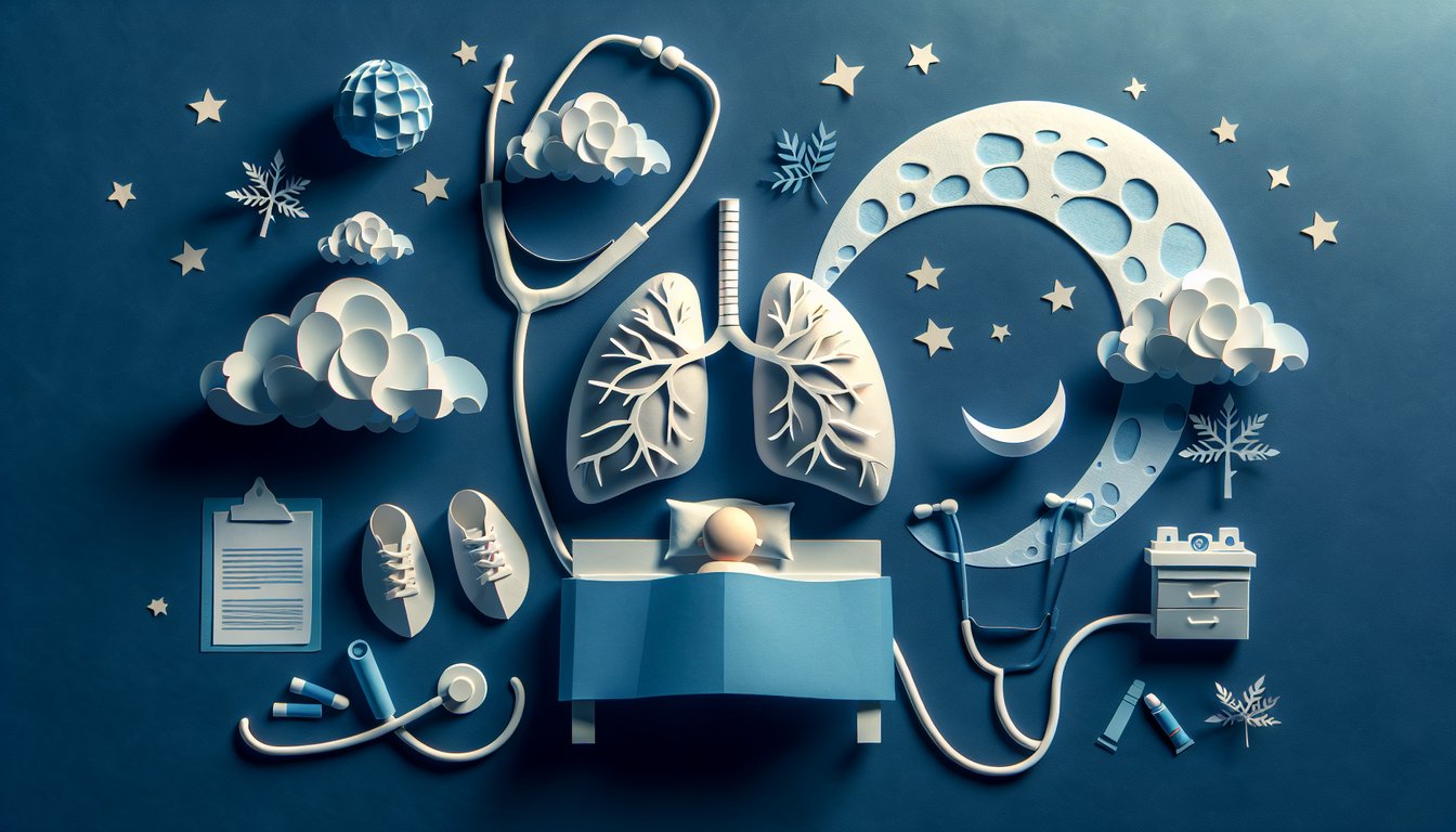 3D voxel art representing Pediatric Pulmonology and Sleep Medicine course