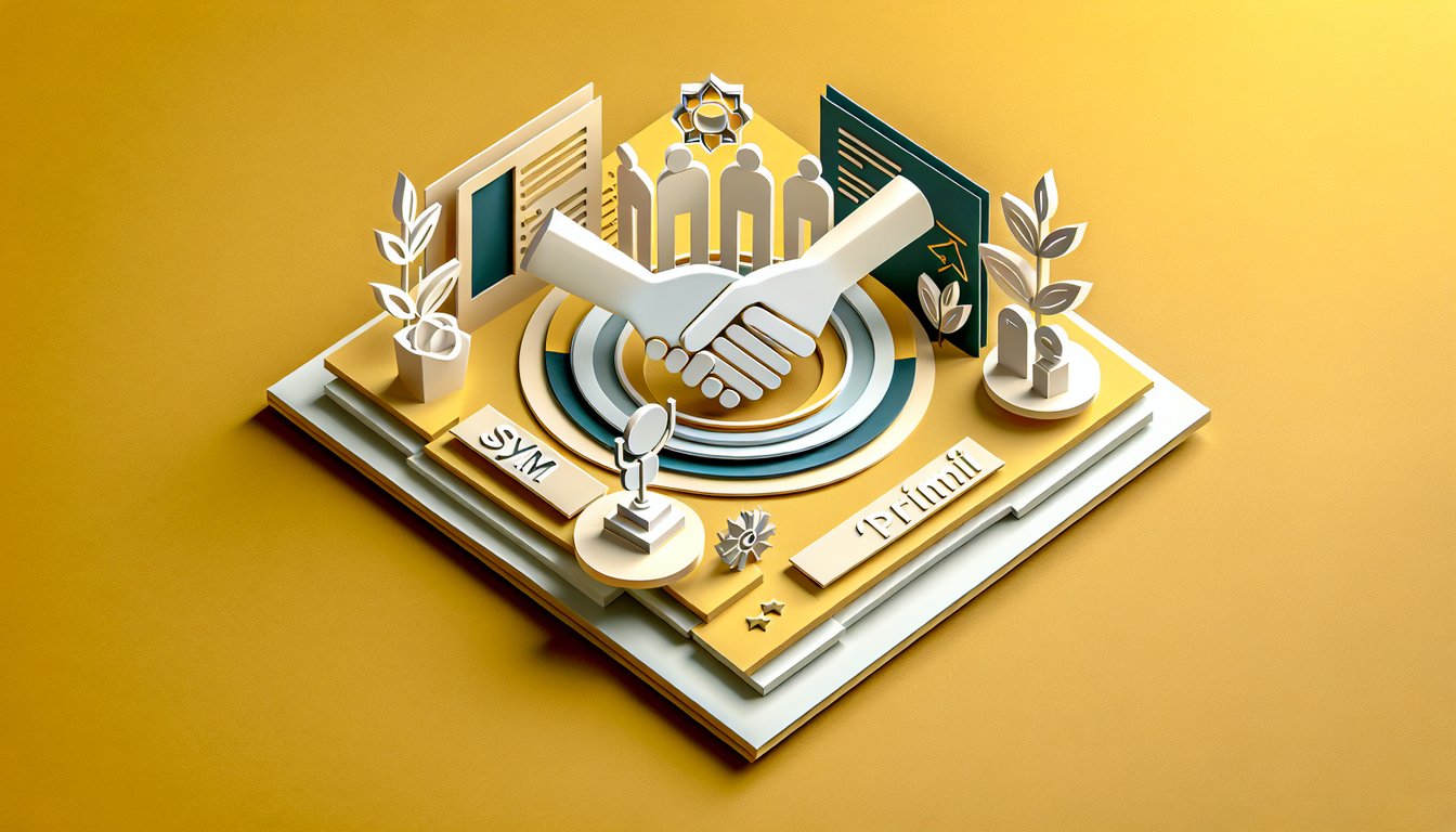 paper art trivia quiz featuring prefixes sym and primi on golden yellow background
