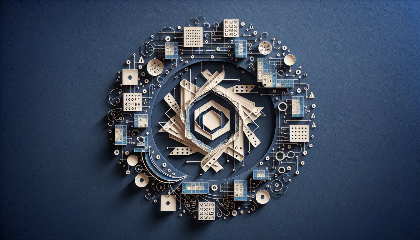 3D voxel art representing the Advanced Symbolic Logic course