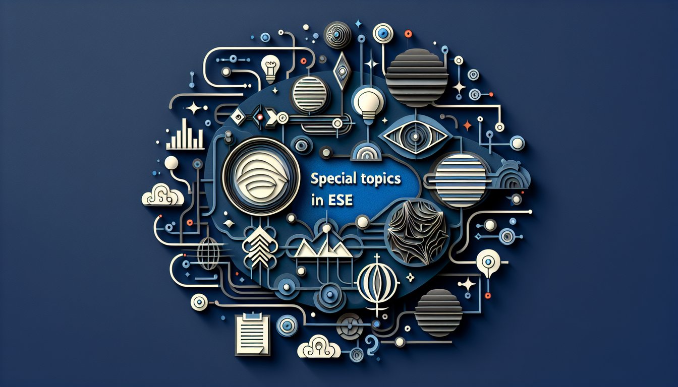 3D voxel art representing Special Topics in ESE course