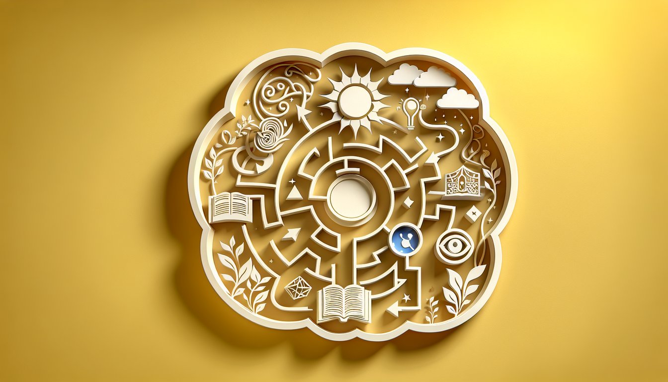 Paper art illustration featuring stylized Bleach characters and quiz title on golden yellow background.