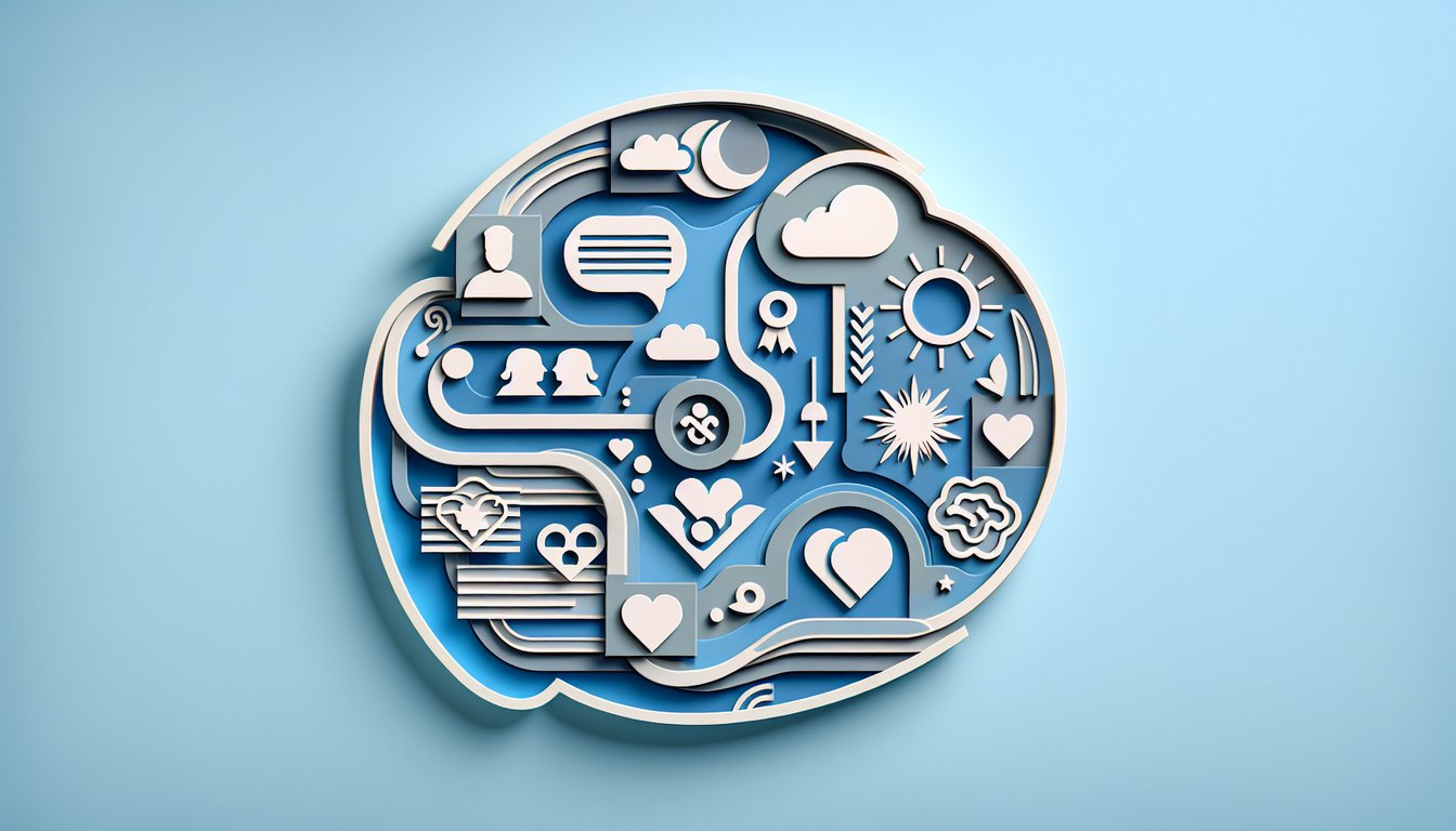 Paper art illustration promoting a free DrPhil.com personality test on a sky blue background