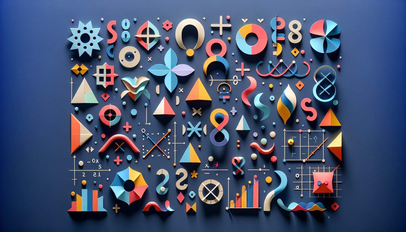Paper art promoting Transform Test Triumph, an interactive algebra quiz for high school students.