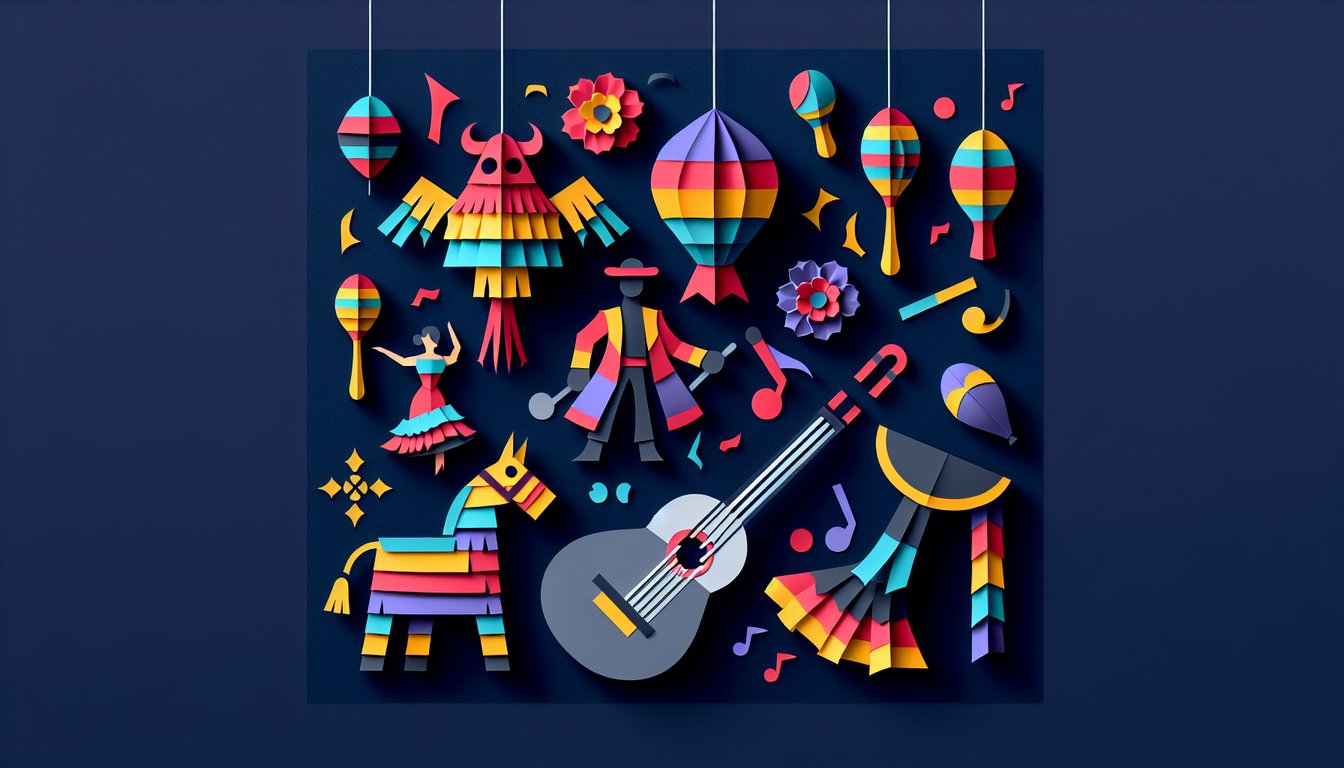 3D voxel art for Elementary Spanish I course showcasing vibrant colors and unique design