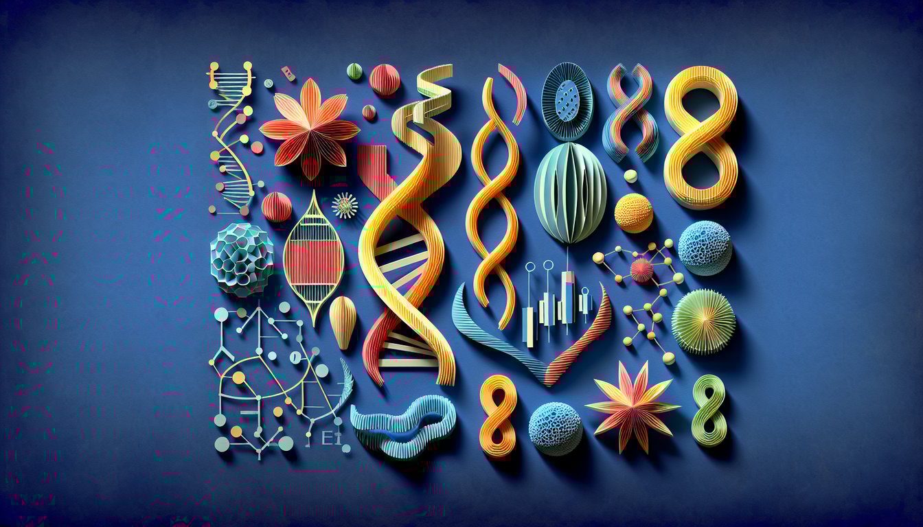 3D voxel art representing Experimental Biological Physics course content
