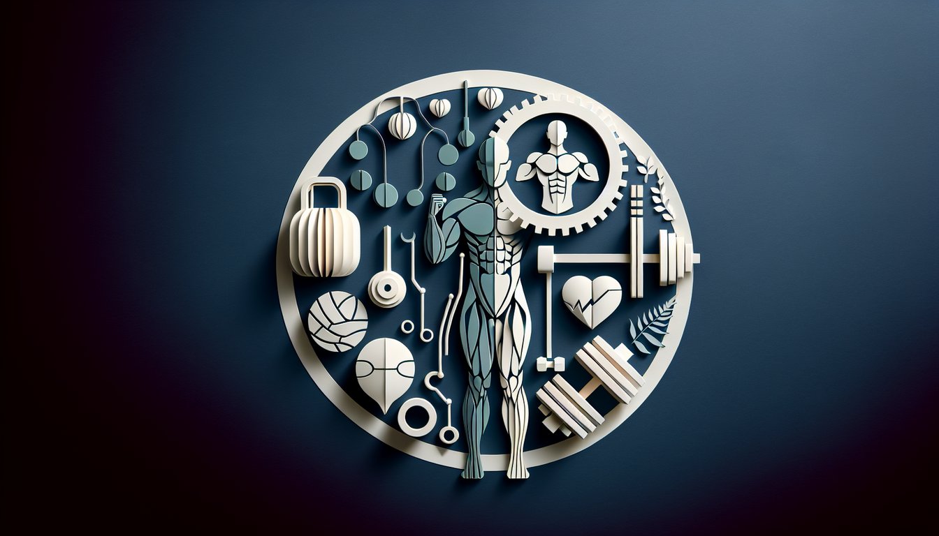 3D voxel art representing the Physiological Basis of Strength and Conditioning course