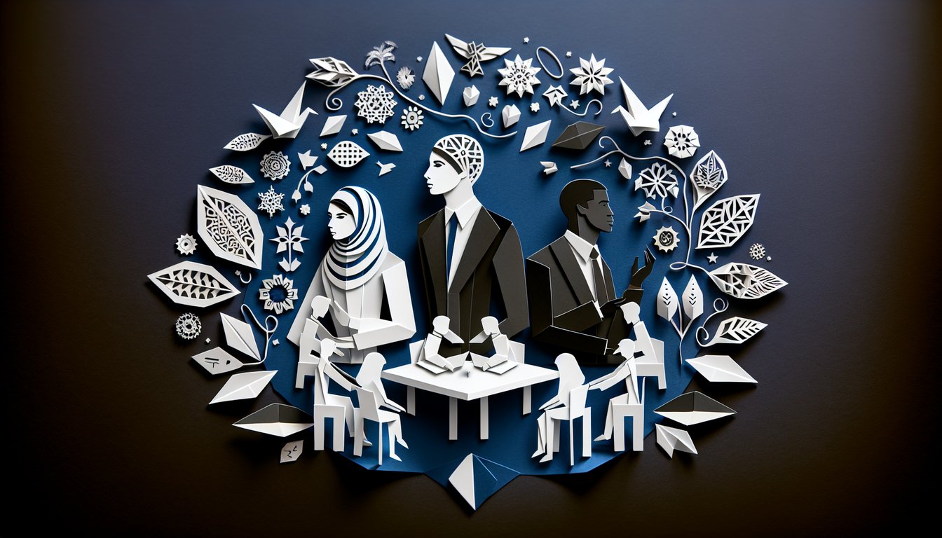 3D voxel art symbolizing the course Leading Individuals and Teams