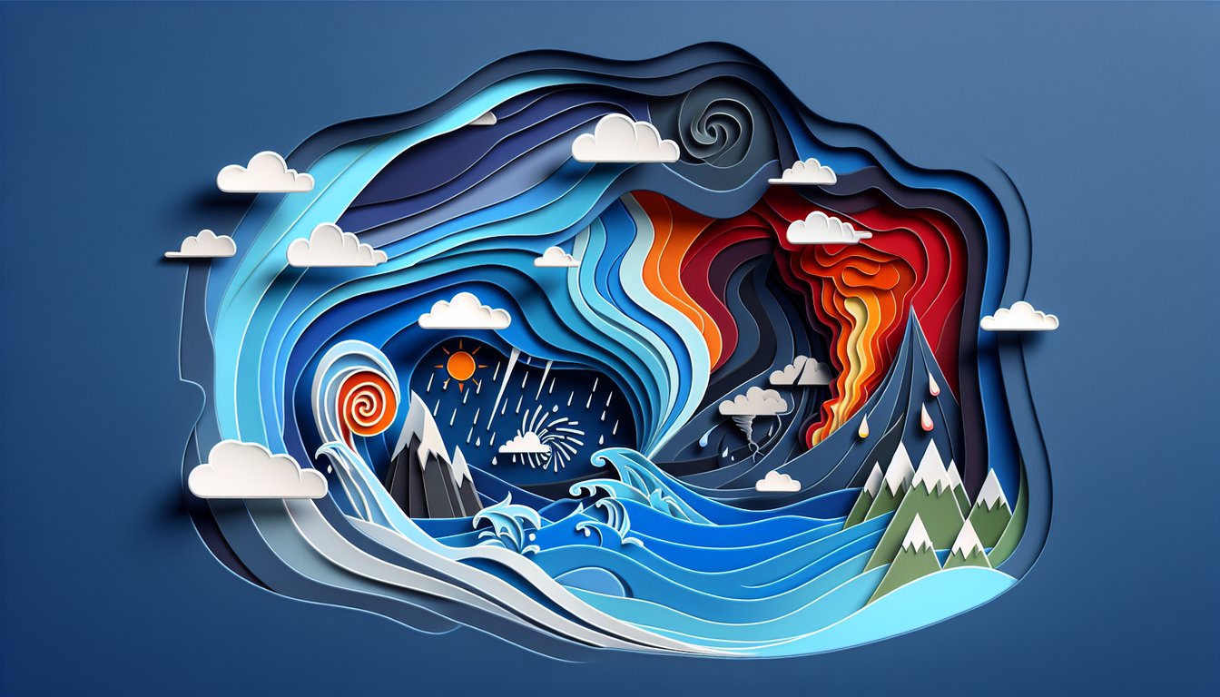 Paper art illustration for Why Am I So Angry Quiz on dark blue background