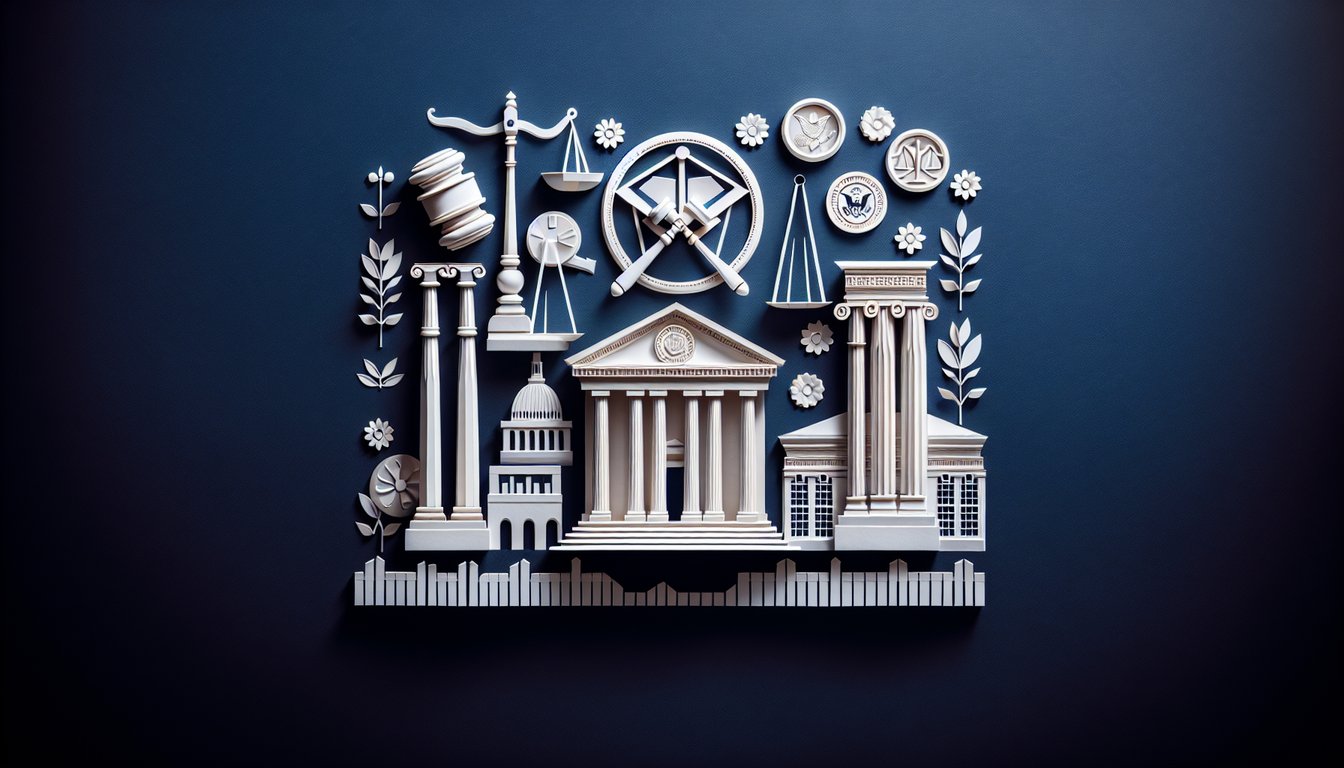3D voxel art representation for the Intro to US Gov  Pol course