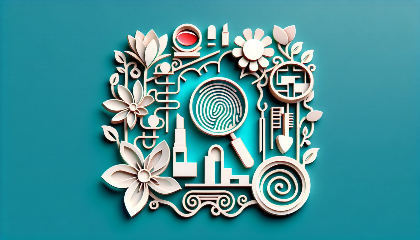 Paper art flame-shaped thermometer rating scale and quiz prompt on teal background
