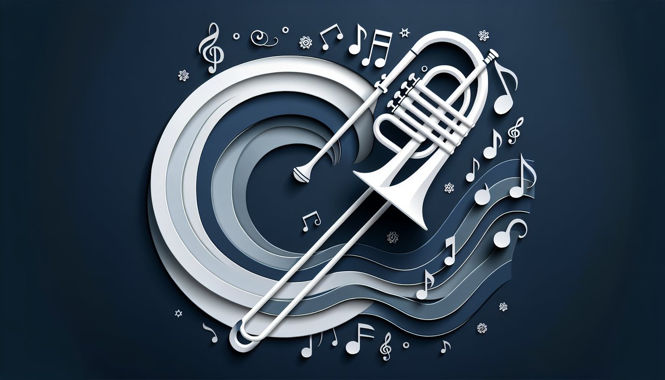 3D voxel art showcasing a Jazz Trombone course with high-quality graphics.