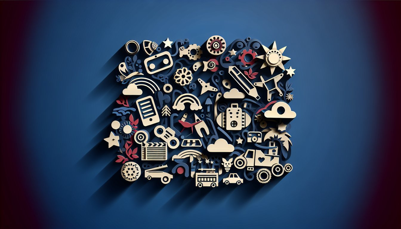 Paper art scene of Toy Story heroes Woody Buzz and Jessie on dark blue background with free quiz to find your toy match