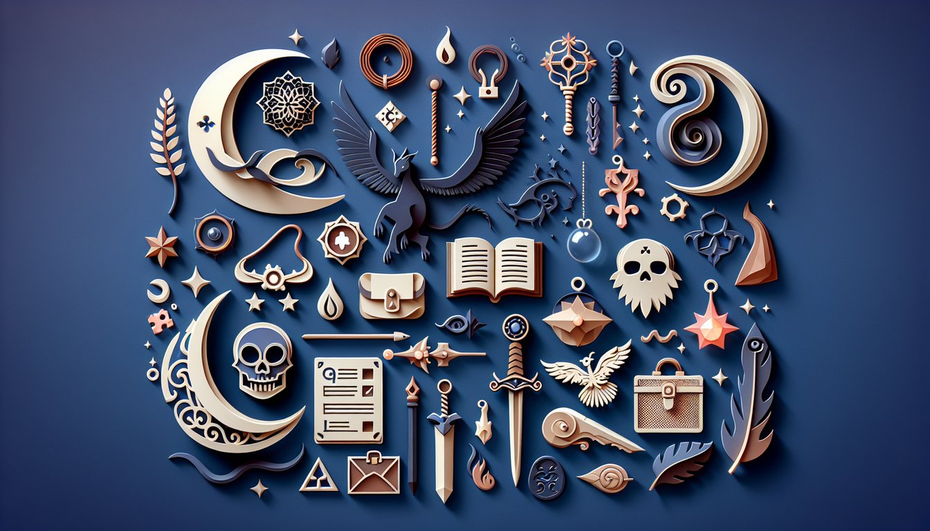 Paper art illustration featuring stylized Skylanders figures beneath free Skylanders quiz title on dark blue background