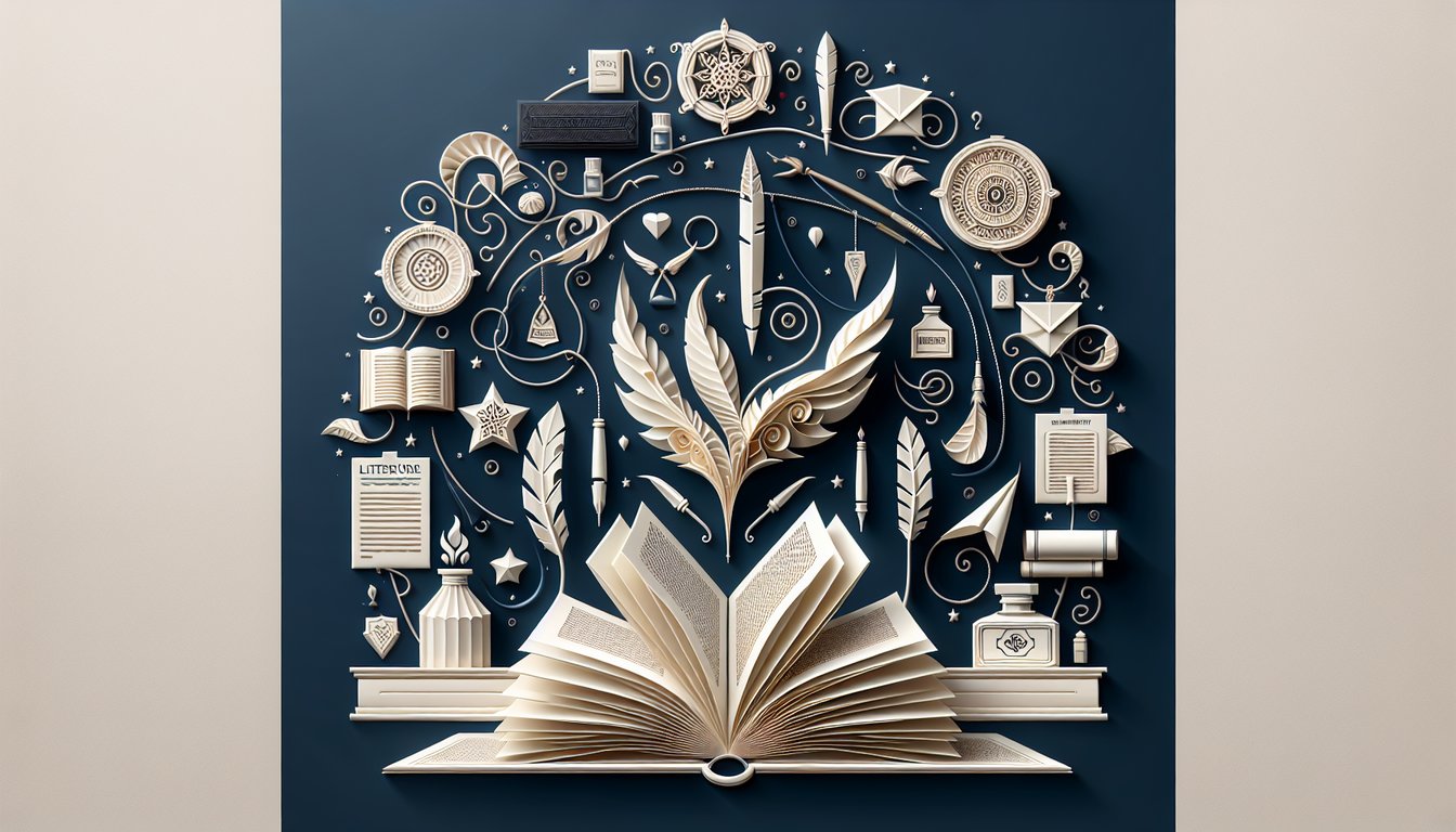 3D voxel art showcasing Seminar in Literary Relations course content