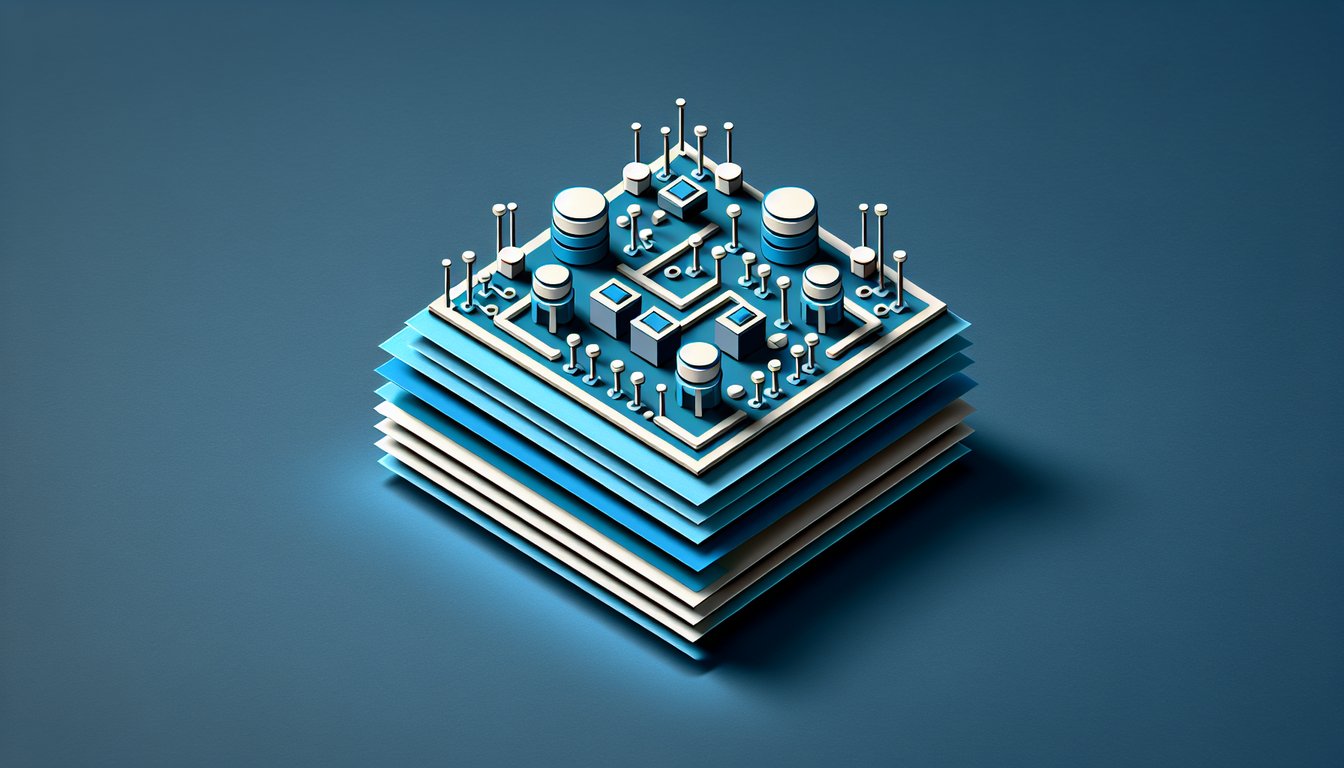 Paper art style semiconductor controlled rectifier concept with circuit diagrams and quiz prompt on dark blue background