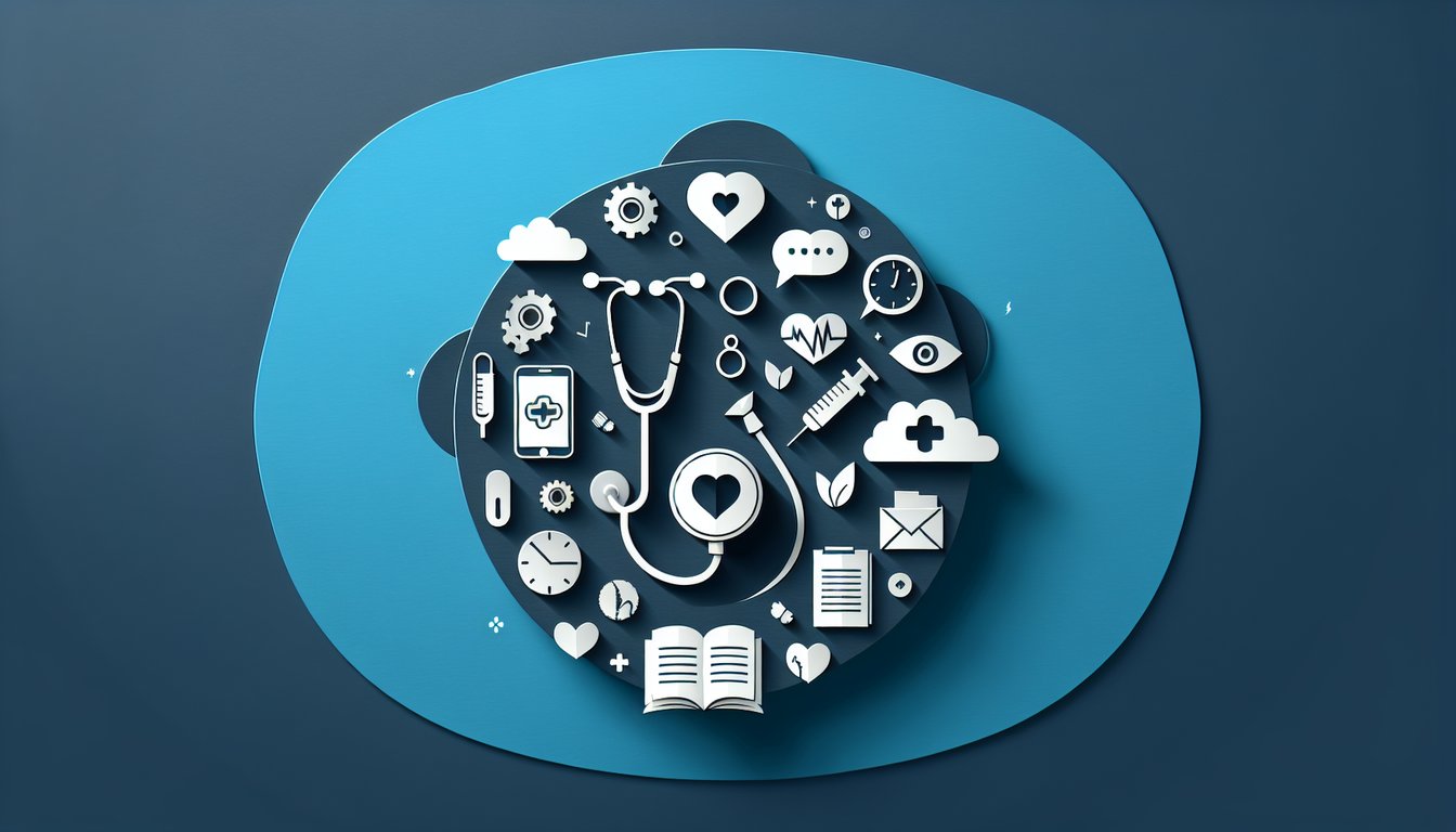 3D voxel art showcasing the Intro to Health Communication course